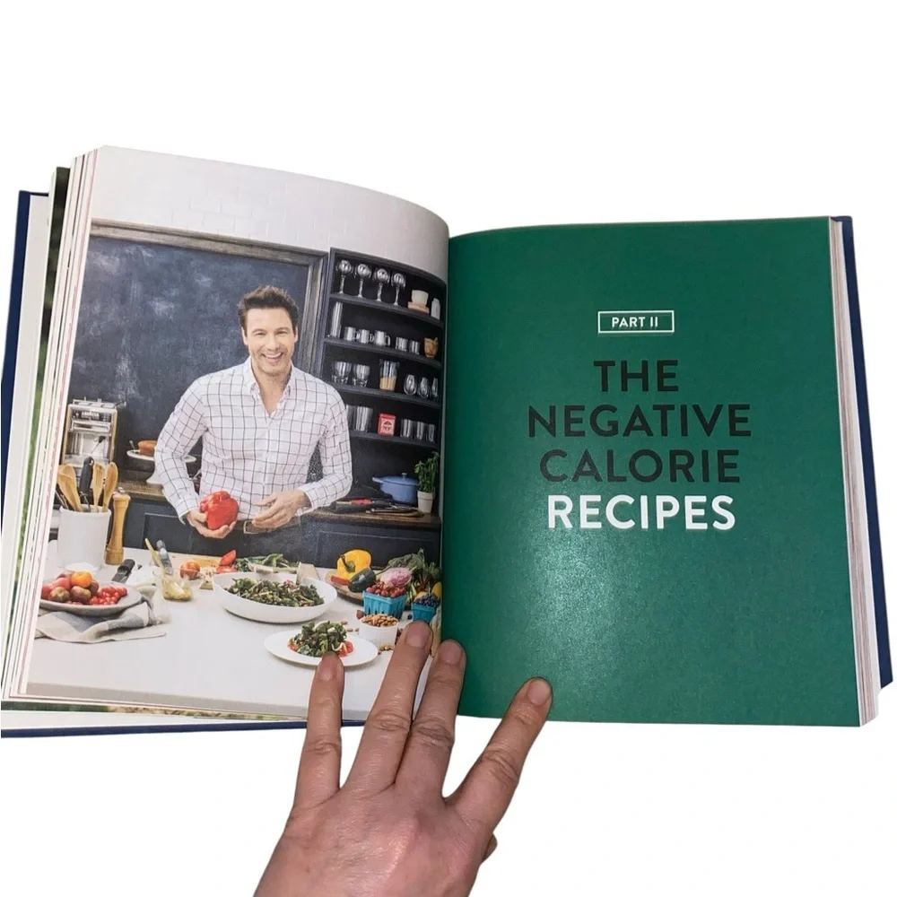 The Negative Calorie Diet by Chef Rocco Disport cook book Smoothies Salads Pizza